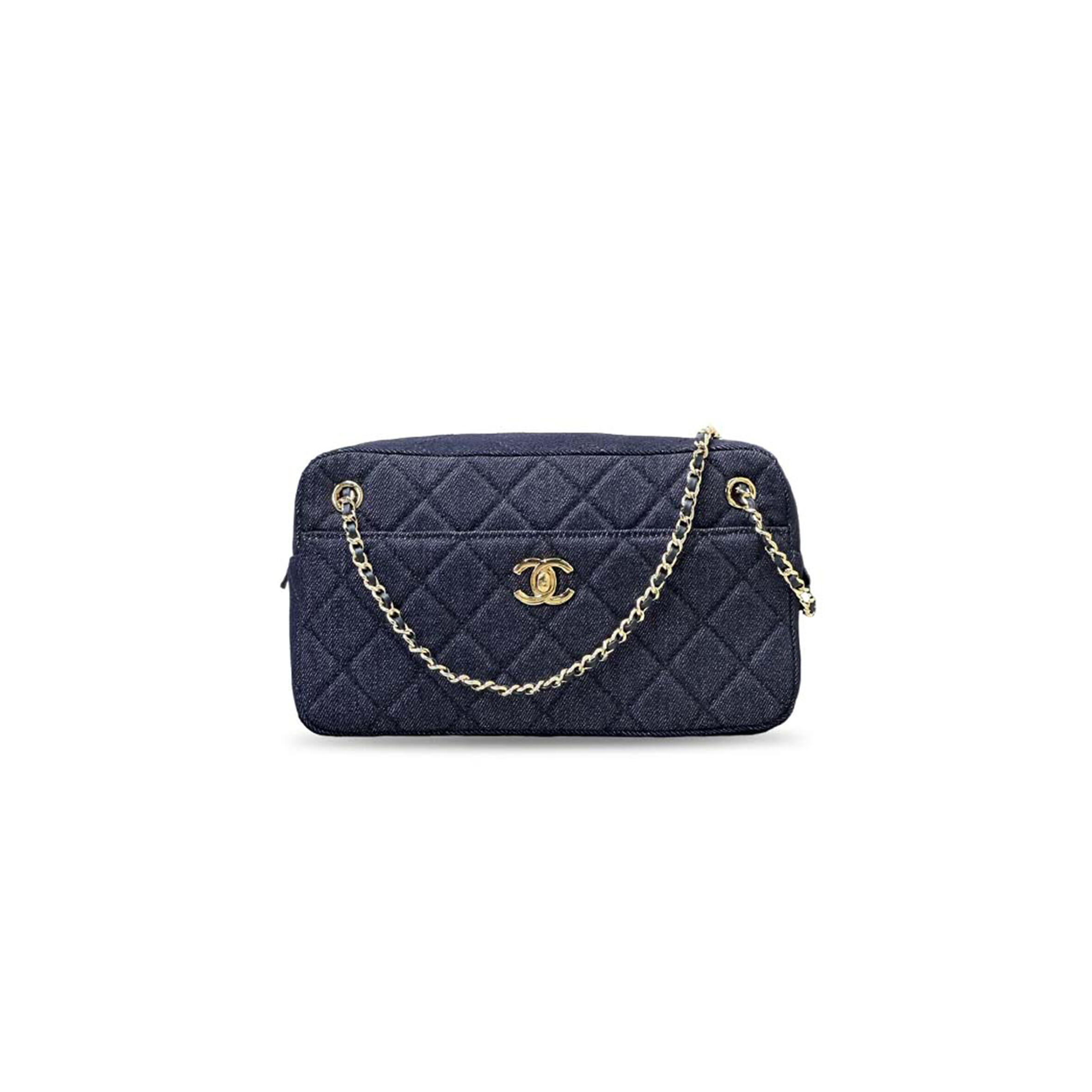 CHANEL MASTER  DOUBLE CHAIN BOWLING BAG AS6443 (24*13*8cm)